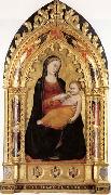 Niccolo di Pietro Gerini Madonna and Child Spain oil painting reproduction